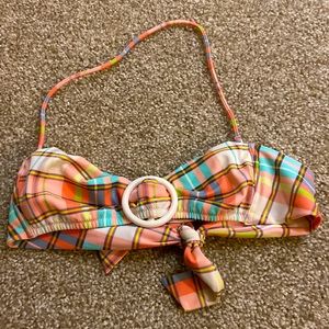 Victoria's Secret Plaid Bikini Top